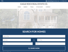 Tablet Screenshot of eaglerockrealestateco.com